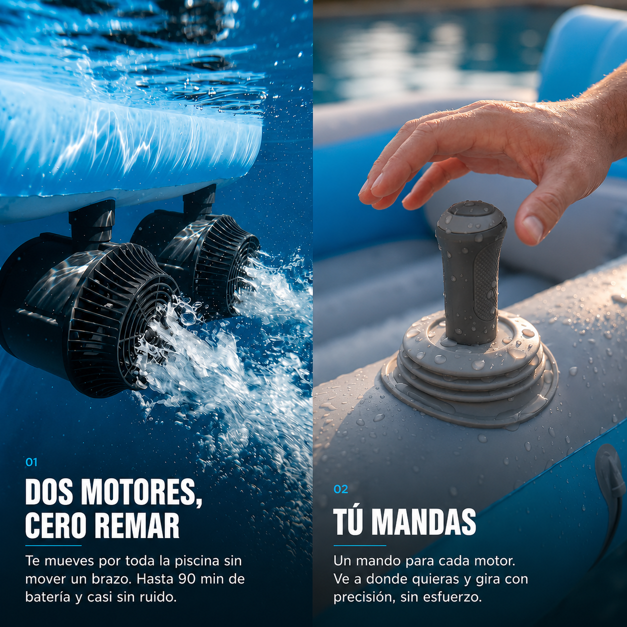Colchoneta eléctrica motorizada