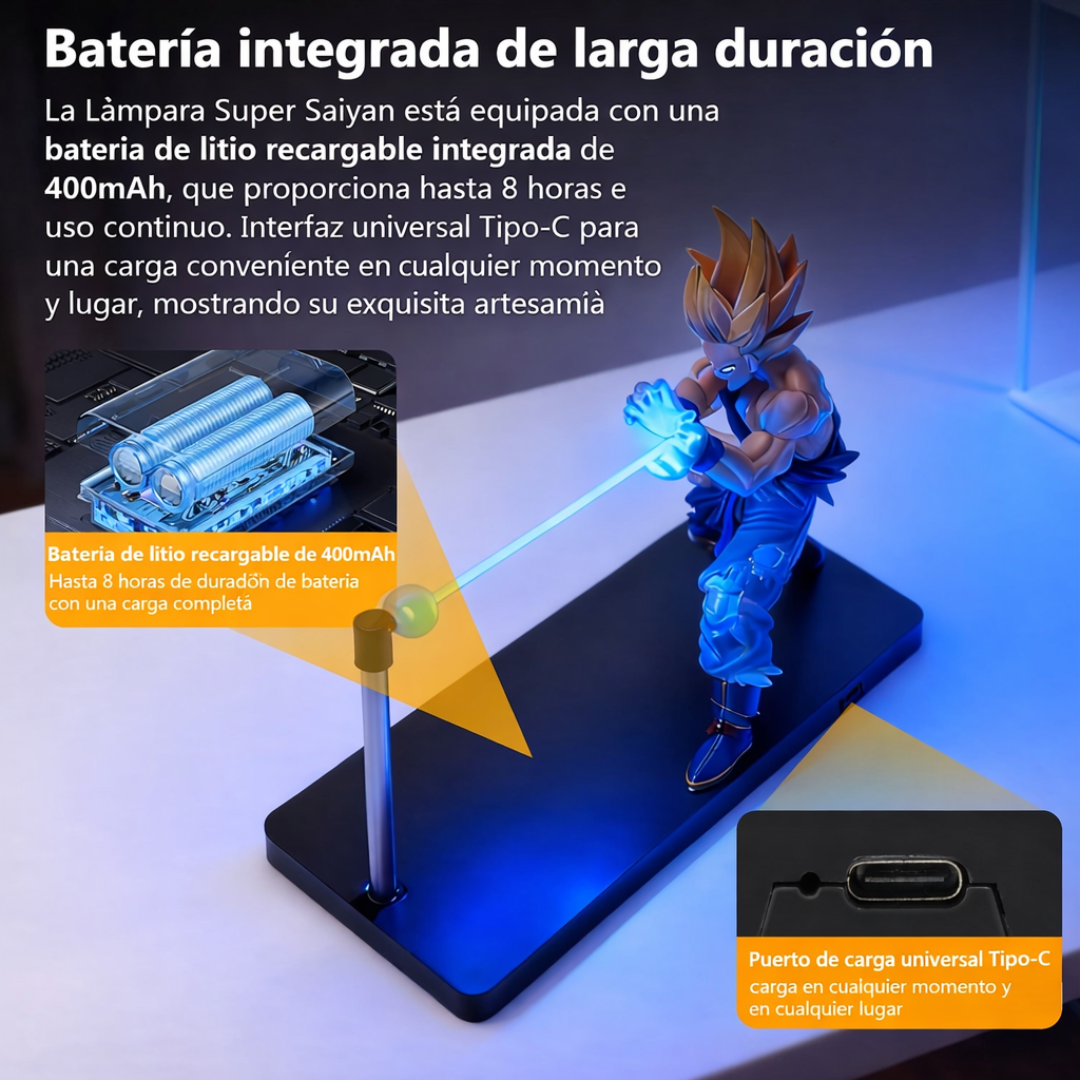 Lampara Decorativa Anime Power Blast